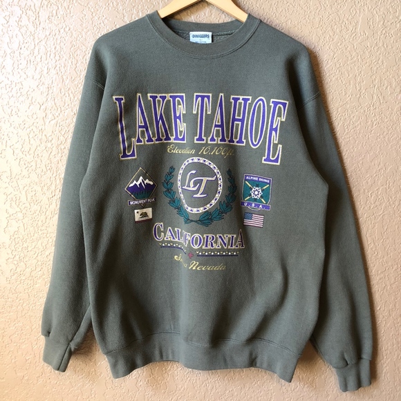 9s Lake Tahoe Ca Crewneck Sweatshirt 